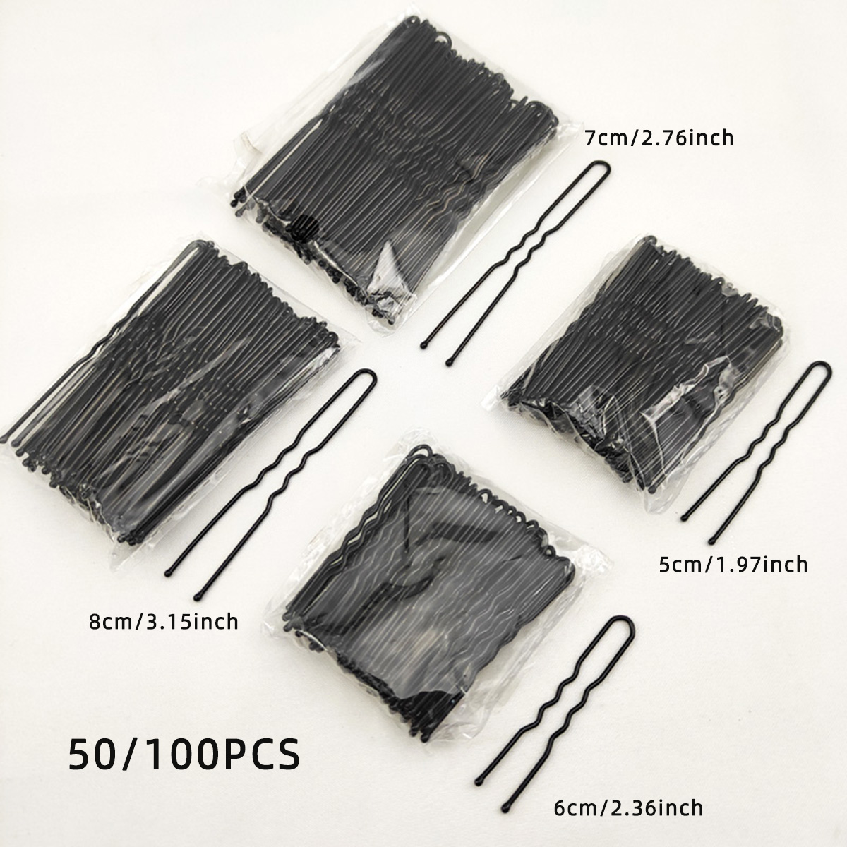 Hair Bundles - 50/100 PCS Vrouwen 5/6/7/8 cm Haar