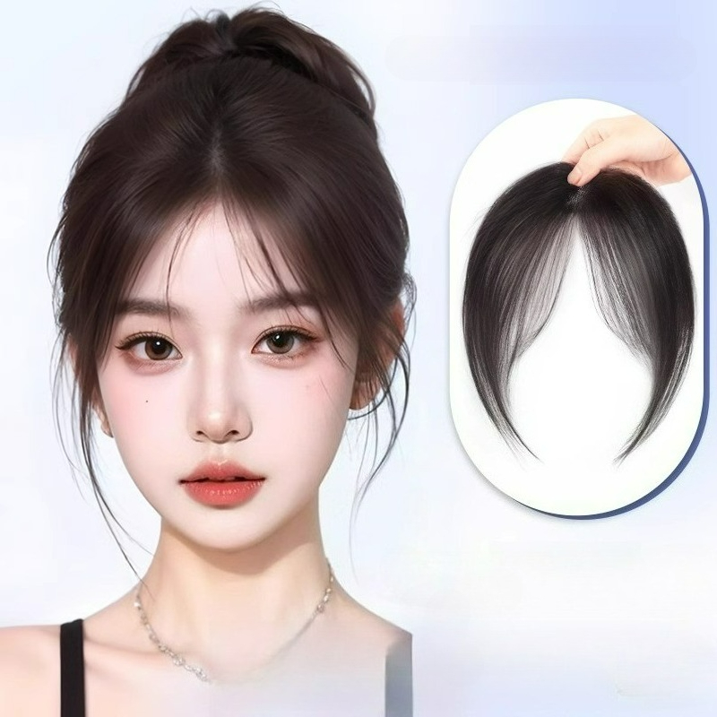 Invisible Tape In Extensions Real Hair - Ultra Licht Menselijk Haar Pony Voorhoofd