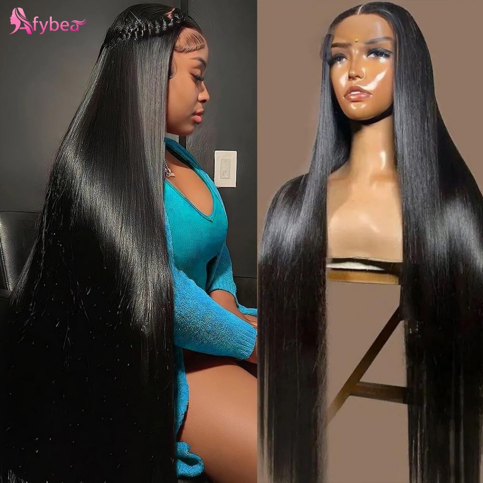Lace Front Wigs - 40 Inch Rechte Haarwerken van Echt