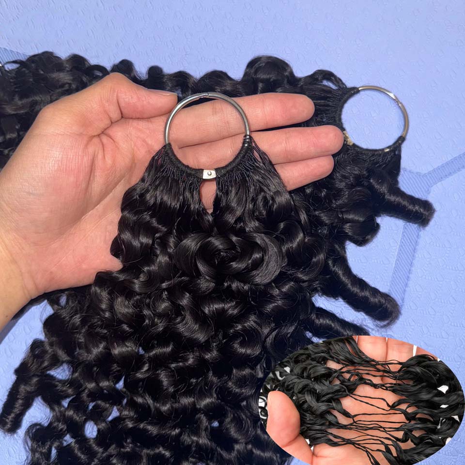 12A Birmese krullende veren ha - Invisible Tape In Extensions Real Hair recensie en prijs
