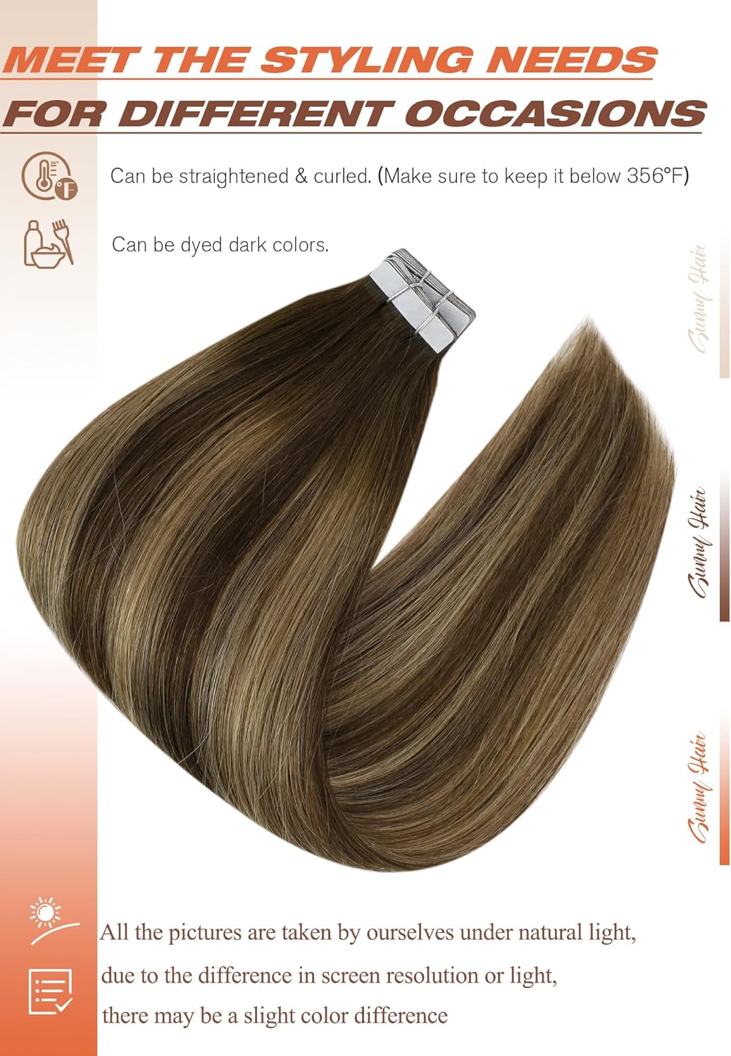VeSunny Remy Tape In Hair Exte - Invisible Tape In Extensions Real Hair recensie en prijs