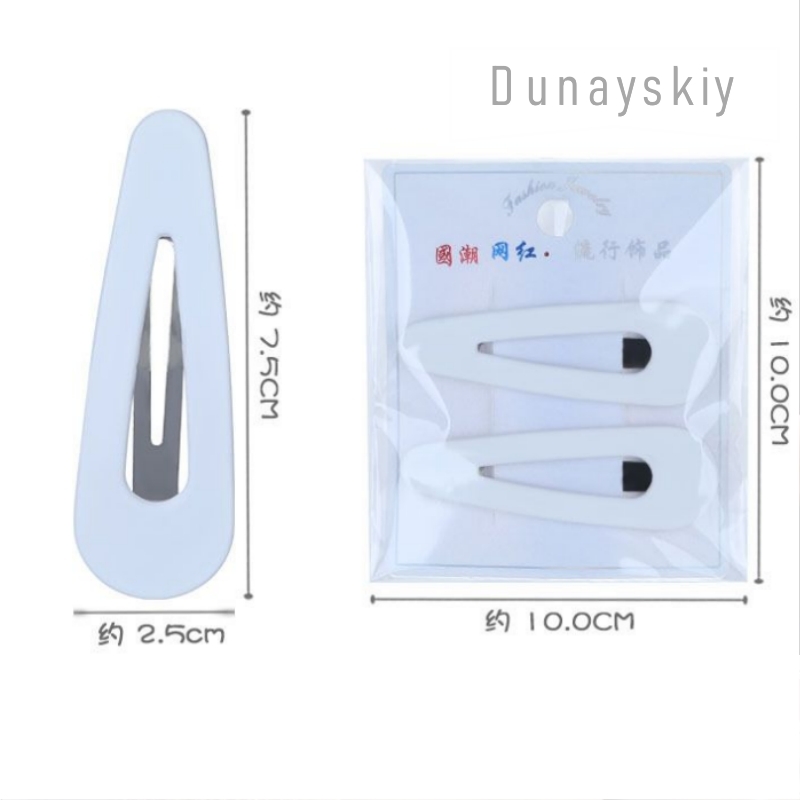 Witte Grote BB Haarclips Cospl - Hair Clips recensie en prijs