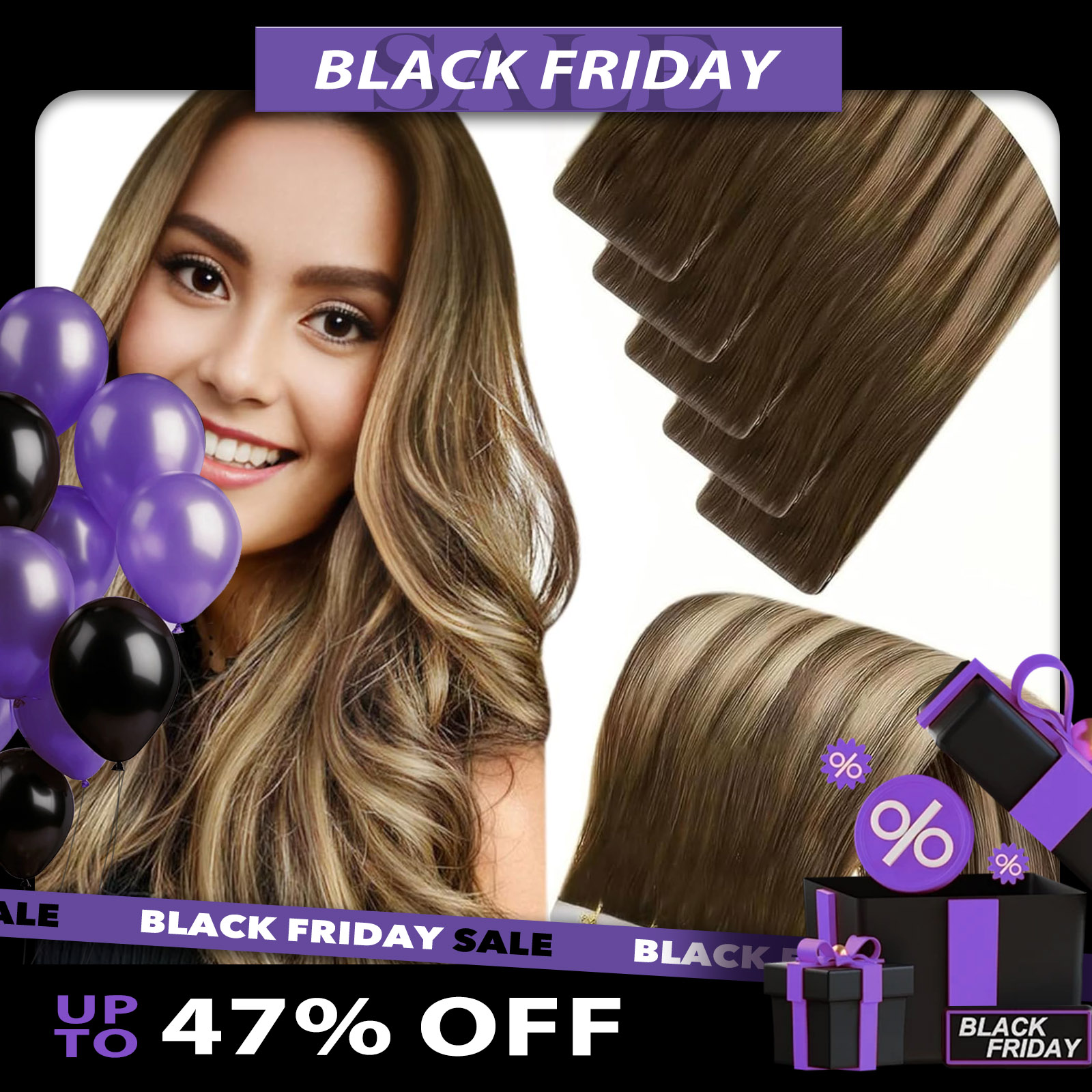 LaaVoo Onzichtbare injectietap - Invisible Tape In Extensions Real Hair recensie en prijs