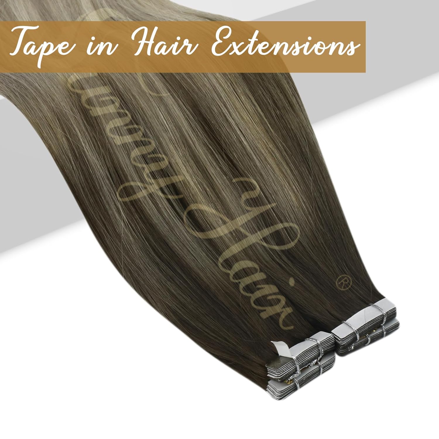 VeSunny Tape in Haarverlenging - Invisible Tape In Extensions Real Hair recensie en prijs