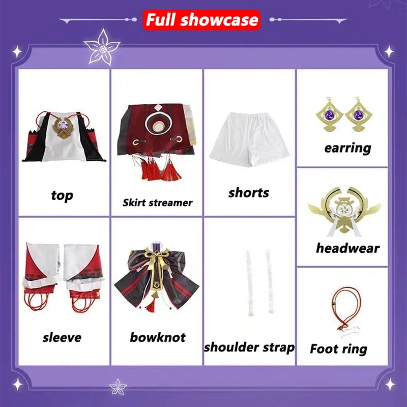 Yae Miko Cosplay Kostuum Spel  - Synthetic Wigs recensie en prijs
