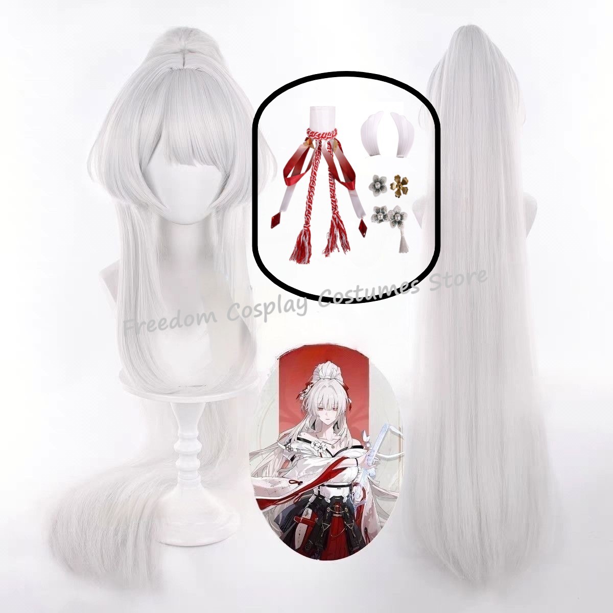 Game Wuthering Waves Hiyuki Co - Synthetic Wigs recensie en prijs