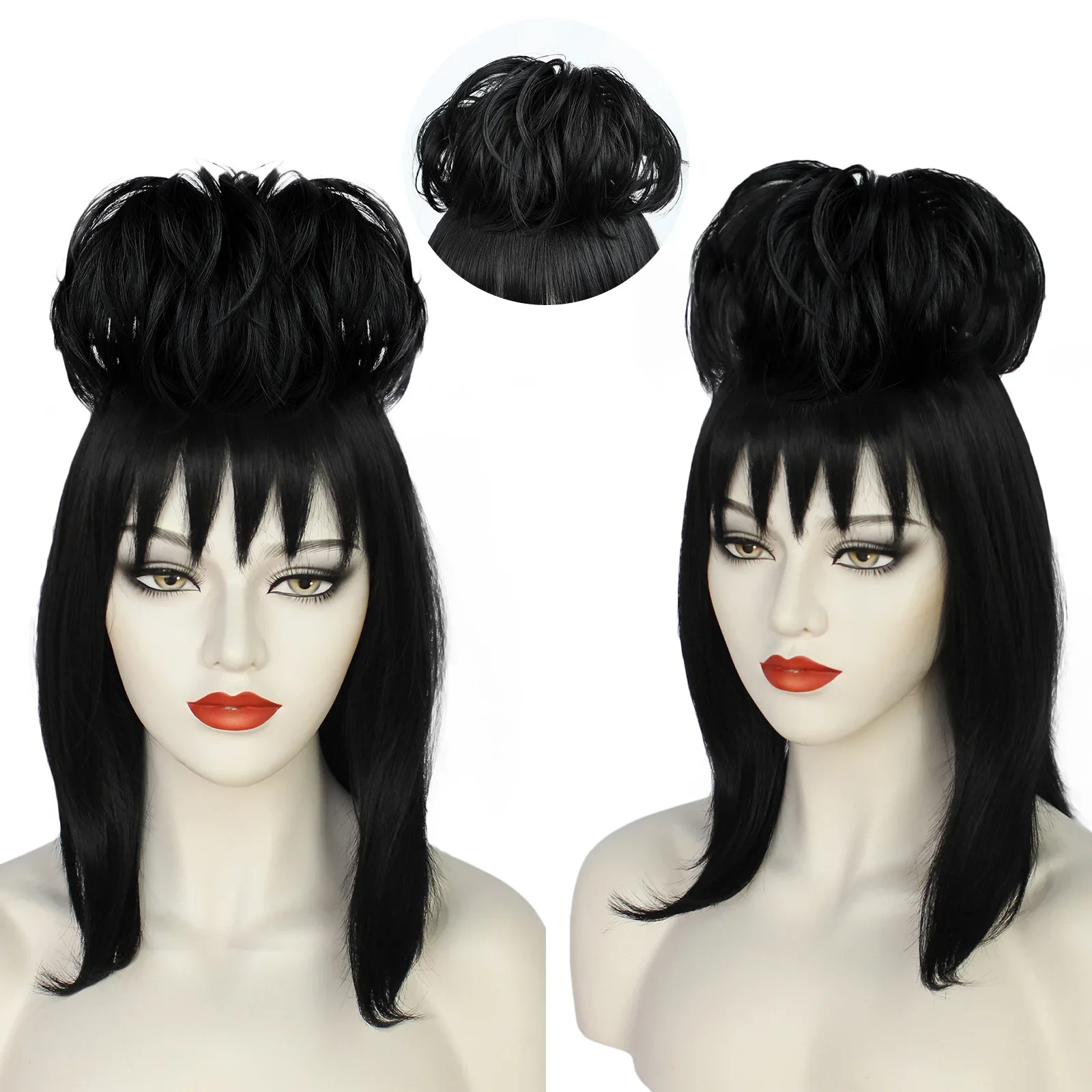 Lydia Deetz Cosplay Pruik Brui - Synthetic Braided Wigs For Black Women recensie en prijs