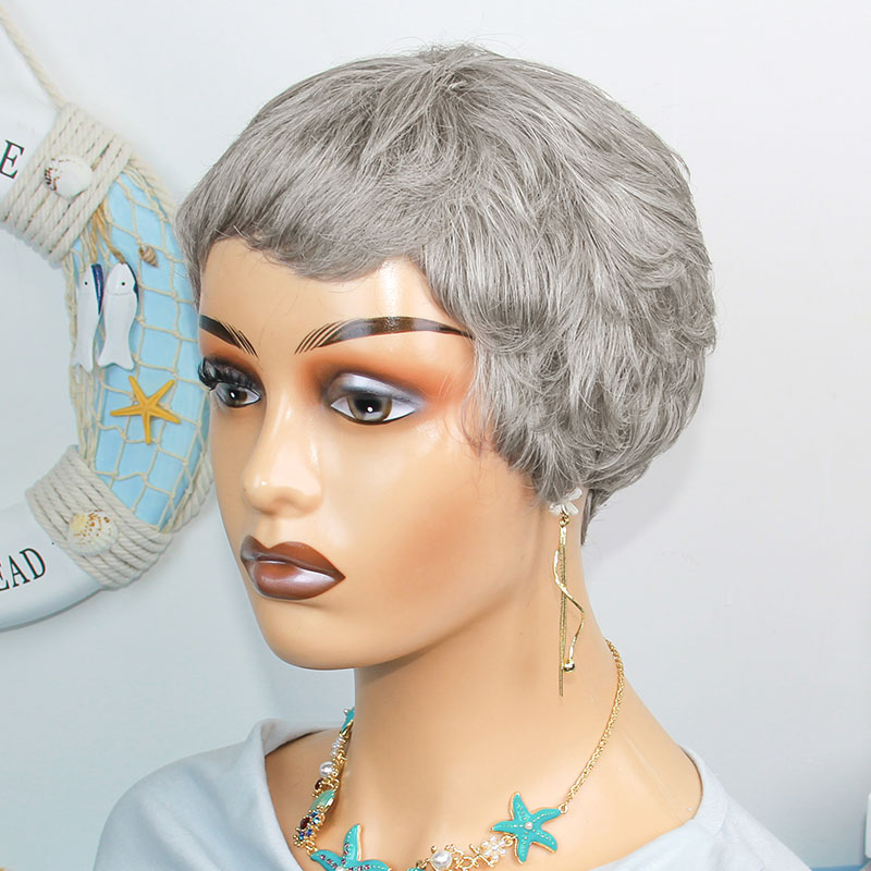 Korte, rechte pruiken van mens - Short Pixie Cut Wig Human Hair Cheap recensie en prijs