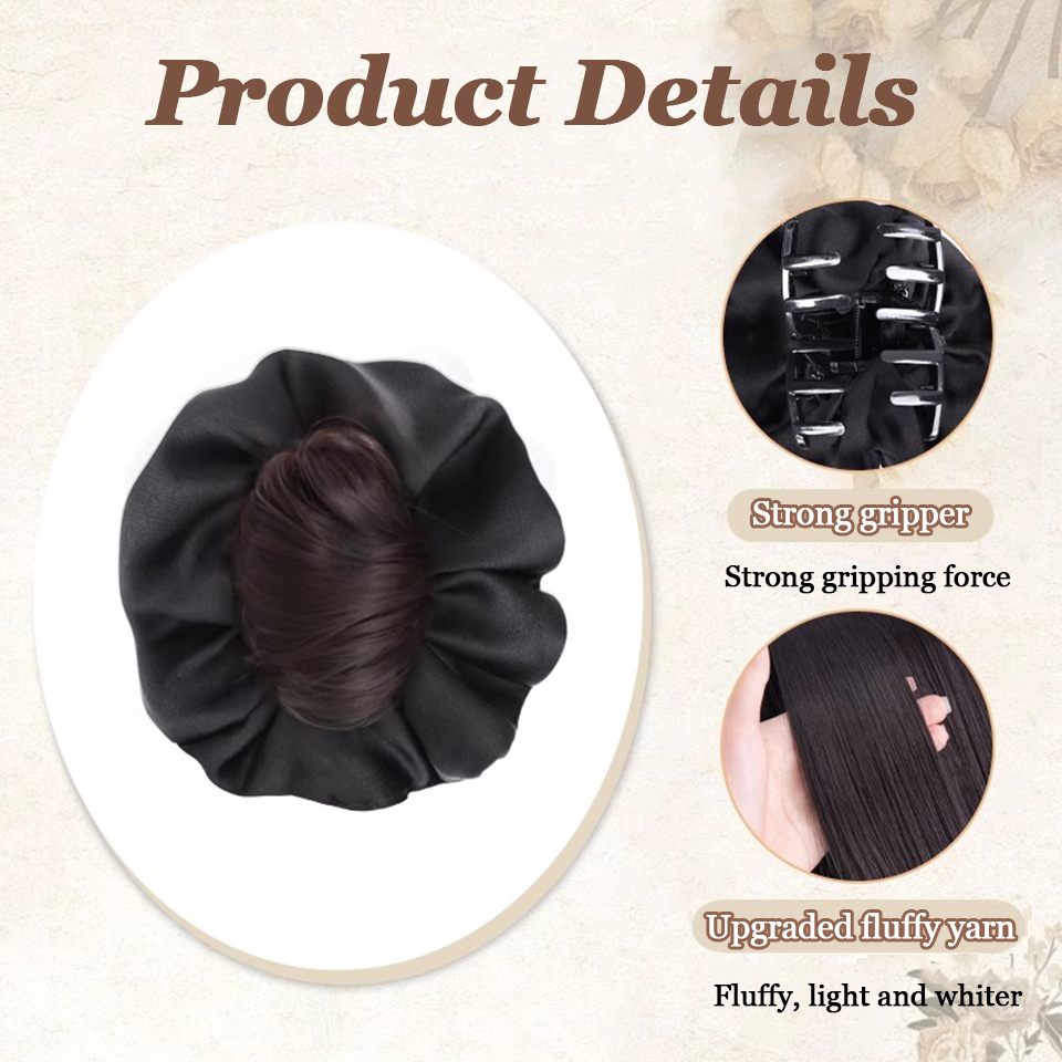 AOSI Synthetische Chignon Mess - Claw Clip Messy Bun Hair Piece recensie en prijs